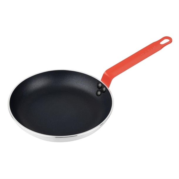 Hygiplas Frypan Aluminium Non-stick Teflon Platinum Plus Blue Handle - 200x40mm