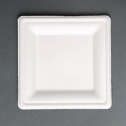 Fiesta Compostable Bagasse Square Plate204 x 204mm (Pack 50)