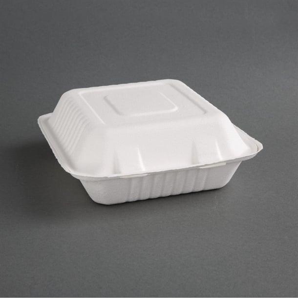 Fiesta Compostable Bagasse Food Container 223 x 201 (Pack 200)
