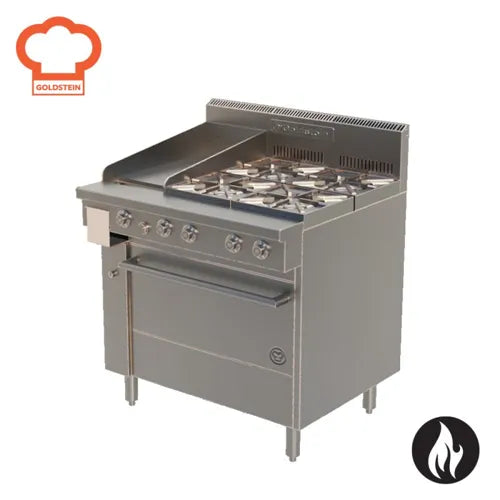 Goldstein 800 SERIES 28” (700 mm) OVEN RANGES PFC12G428 - Hospitality Connect
