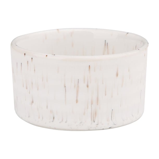 Olympia Cavolo White Speckle Dipping Dish - 67mm (Box 12) - Hospitality Connect