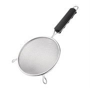 Vogue Double Mesh Sieve Black Handle - 200mm - Hospitality Connect