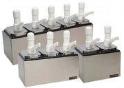 San Jamar 5 well CONDIMENT PUMP SERVICE CENTRES P9715. - Hospitality Connect