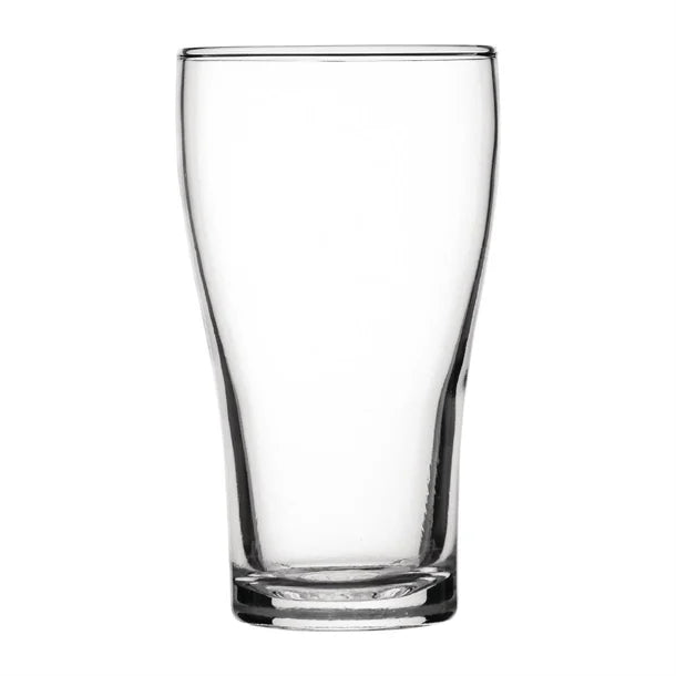Crown Nucleated Conical Beer Glasses 425ml (Pack of 48) - Hospitality Connect