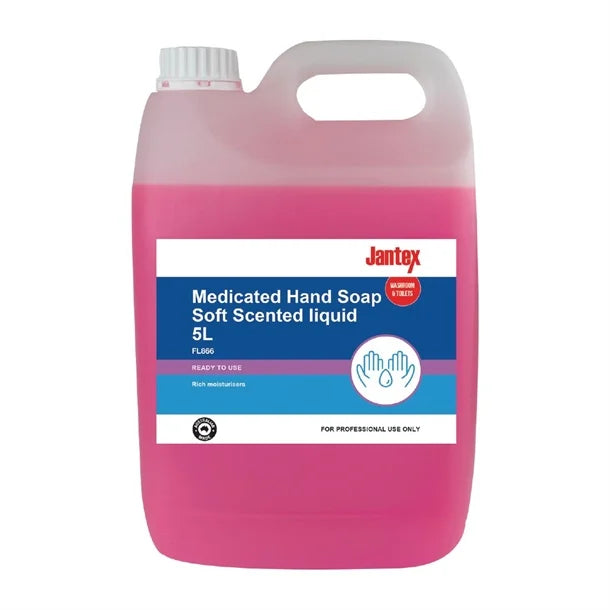 Jantex Medicated Hand Soap Soft Scent Liquid 5Ltr - Hospitality Connect
