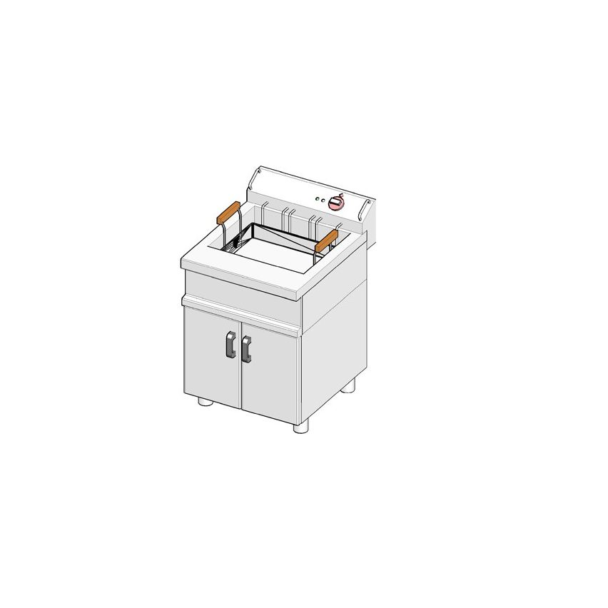 Lotus FMPE-20 Electric 17L Wide Body Shallow Fryer - Hospitality Connect