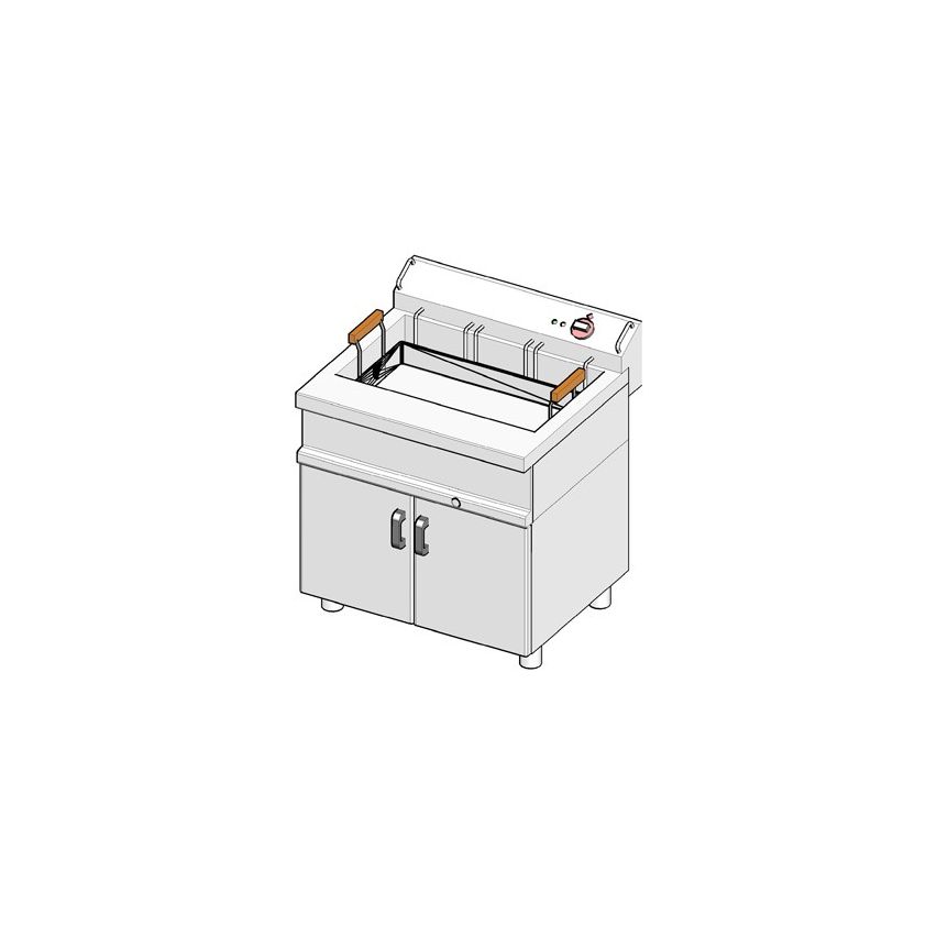 Lotus FMPE-25 Electric 24L Wide Body Shallow Fryer - Hospitality Connect