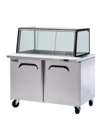 Fresh Glass Canopy Noodle Bar Salad 1227mm Wide 345L FMU-48-GC - Hospitality Connect