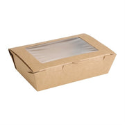 Fiesta Recyclable Salad Box with PET Window - 700ml (Pack 200)