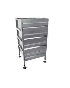 3Monkeez Freestanding 4 Drawer Unit. No Locks AB-4DRAW