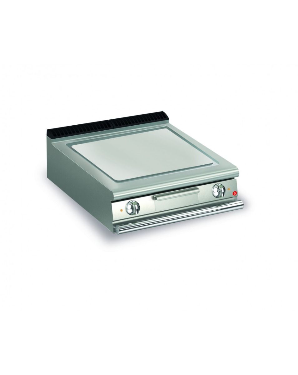 BARONc 2 Burner Electric Fry Top With Smooth Mild Steel Plate And Thermostat Control - Hospitality Connect