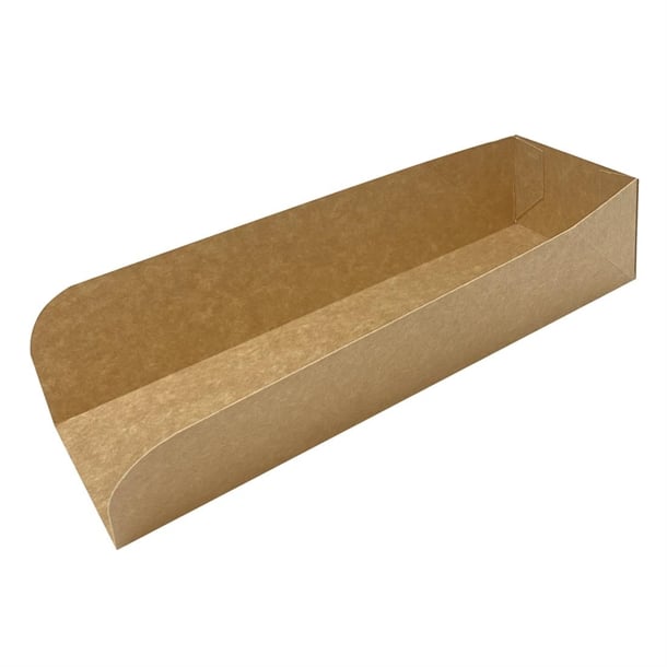 Fiesta Recyclable Large Hot Dog Tray (Pack 500)