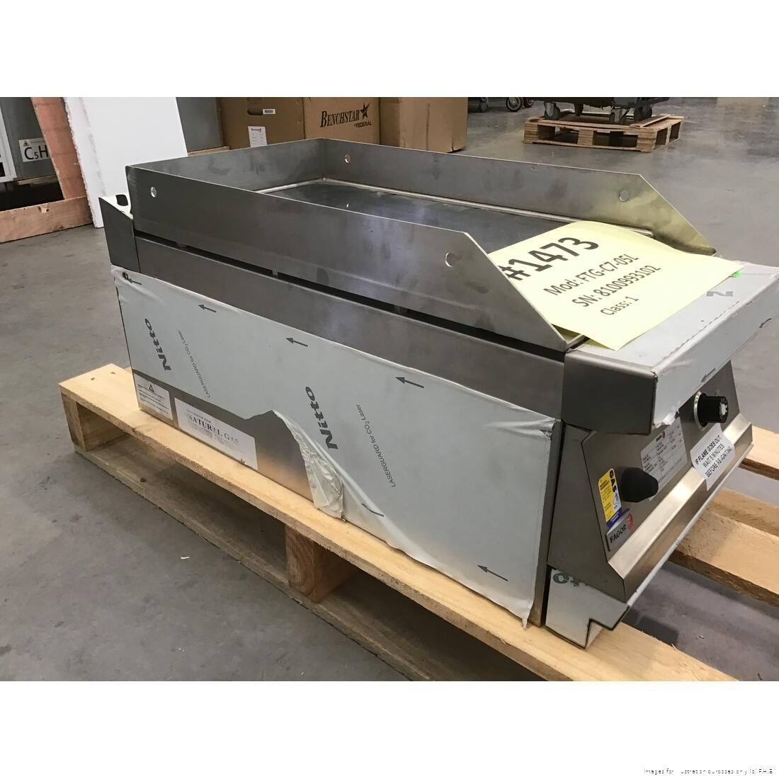 Fagor 700 Series Natural Gas Chrome 1 Zone Fry Top FTG-C7-05L, image 2