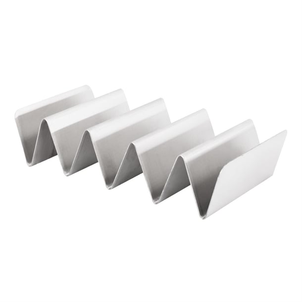 Olympia Taco Holder Stainless Steel - 4 Tacos - Hospitality Connect