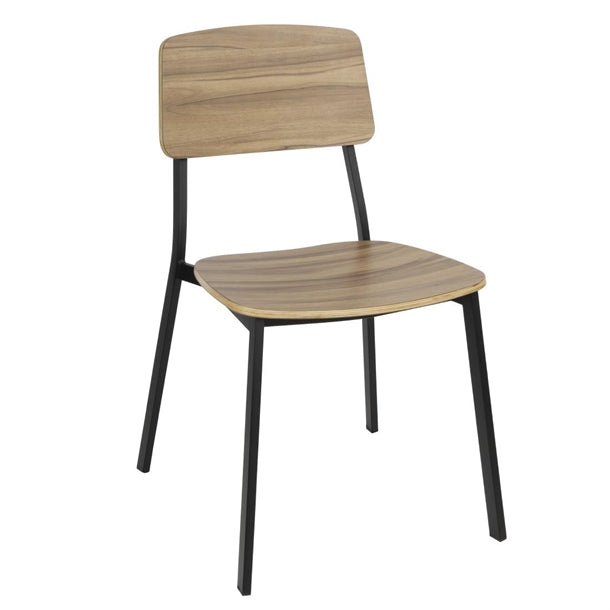 Bolero Beaufort Wooden Interior Dining Chairs (Pack 2) FU524