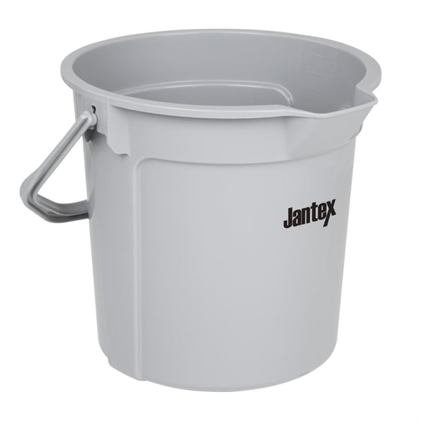 Jantex Graduated Bucket with Pouring Lip 14Ltr - Grey - Hospitality Connect