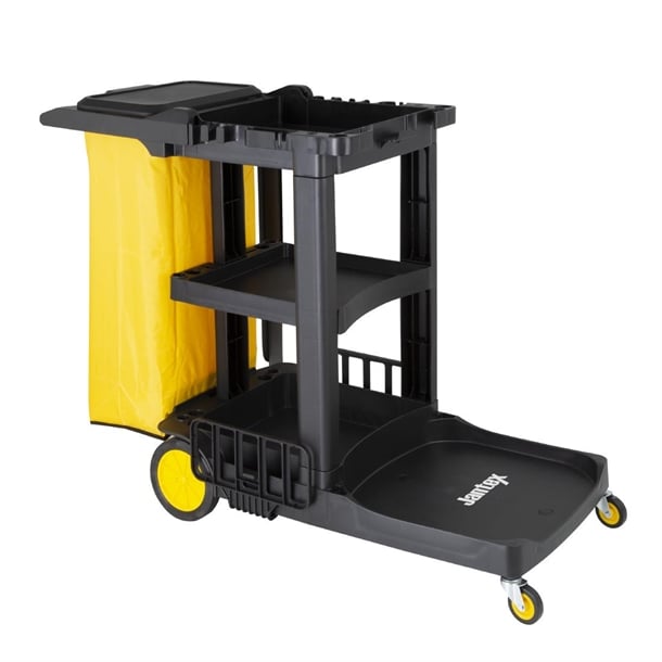 Jantex Cleaning Trolley Black - Hospitality Connect