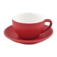 Bevande Cappuccino /Tea Cup 200ml Pack of 6 Rosso - Hospitality Connect