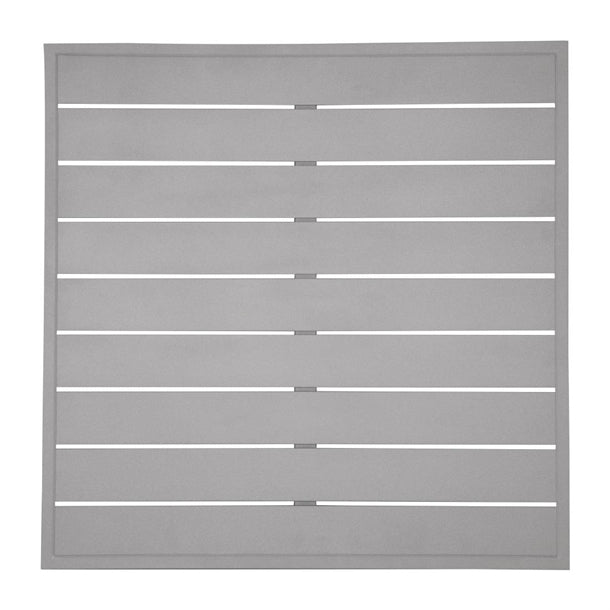 Bolero Light Grey Aluminium Table Top Square - 700mm - Hospitality Connect