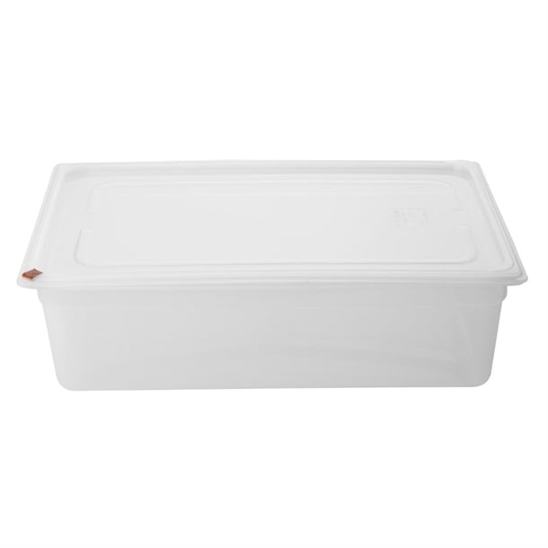 Hygiplas Click PP 1/1 GN with Lid & 7 Colour clips - 150mm 19.5Ltr (Pack 2)
