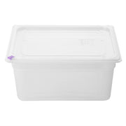Hygiplas Click PP 1/2 GN with Lid & 7 Colour clips - 150mm 8.9Ltr (Pack 4)