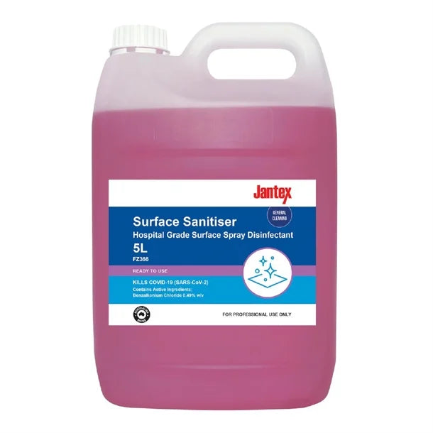 Jantex Hospital Grade Disinfectant Surface Spray - 5Ltrs - Hospitality Connect