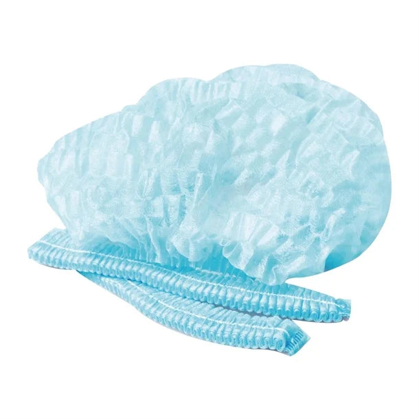 Cidy Supply Disposable Hair crimped Nets Blue (Pack of 100) - Hospitality Connect