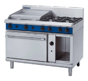 Blue Seal Evolution 1200mm Gas Range Static Oven G508B. - Hospitality Connect