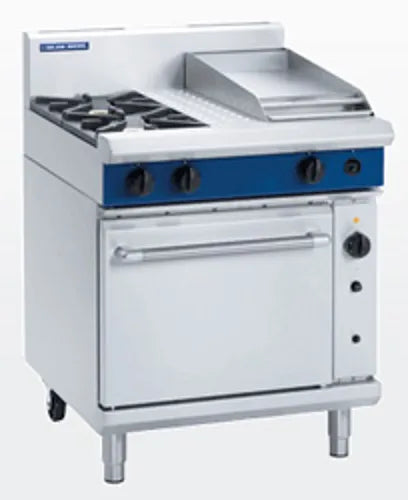 Blue Seal Evolution 750mm Gas Range Static Oven G505C. - Hospitality Connect