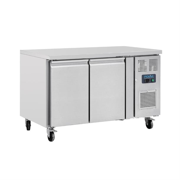 Polar U-Series Double Door Counter Fridge - 282Ltr - Hospitality Connect
