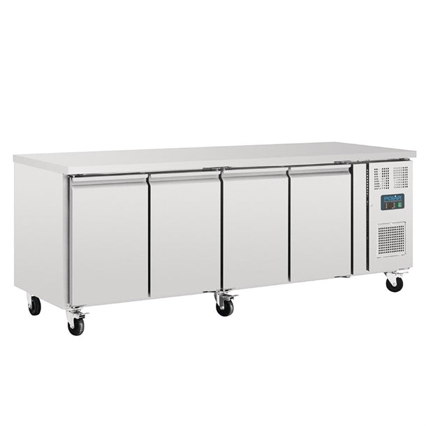 Polar U-Series Triple Door Counter Fridge 417Ltr G597-A - Hospitality Connect