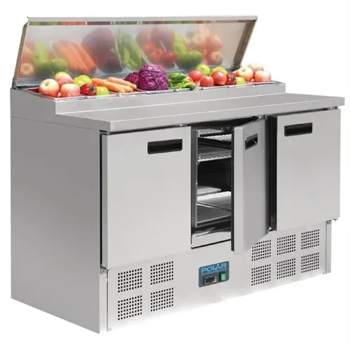 Polar G-Series Pizza Prep Counter Fridge 390Ltr G605-A - Hospitality Connect