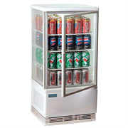 Polar C-Series Energy Efficient Curved Door Display Fridge White - 86Ltr CX576-A - Hospitality Connect