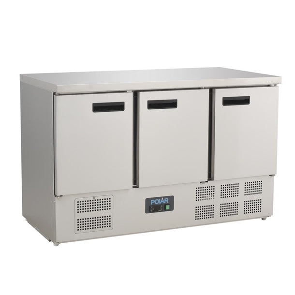 Polar U-Series Triple Door Counter Freezer 417Ltr G600-A - Hospitality Connect