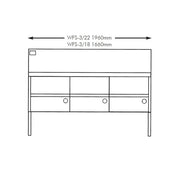 Complete Gas Fish and Chips Fryer Three Fryer - WFS-322. - Hospitality Connect