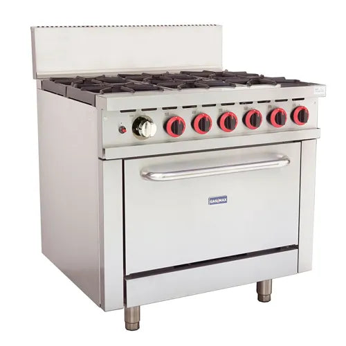 Gasmax 6 Burner With Oven Flame Failure GBS6TLPG. - Hospitality Connect