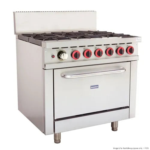 Gasmax 6 Burner With Oven Flame Failure GBS6TS. - Hospitality Connect