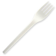BIOPAK 16.5cm / 6.5" PLA Fork 1000 Units - Hospitality Connect