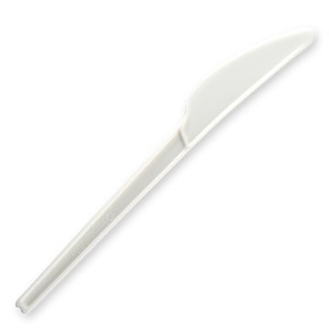 BIOPAK 16.5cm / 6.5" PLA Knife 1000 Units - Hospitality Connect