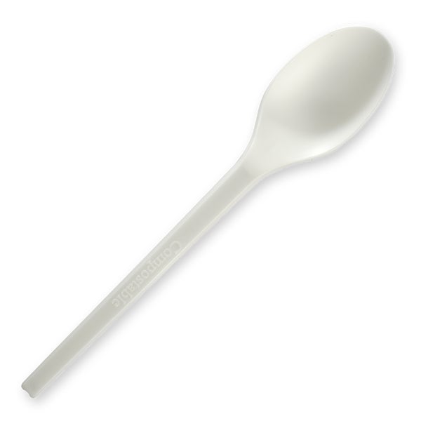 BIOPAK 16.5cm / 6.5" PLA Spoon 1000 Units - Hospitality Connect