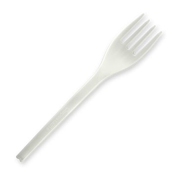 BIOPAK 15cm / 6" PLA Fork  1000 Units