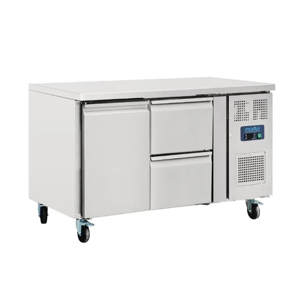 Polar U-Series Double Drawer Counter Fridge 282Ltr GD873-A - Hospitality Connect