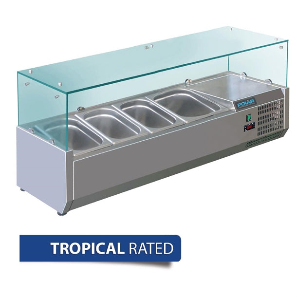 Polar U-Series 2 Door and 2 Drawer Counter Fridge 417Ltr GD874-A - Hospitality Connect