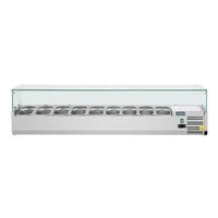 Polar G-Series Countertop Prep Fridge with Lid 10x 1/4GN with Hard Stainless Lid FA857-A - Hospitality Connect