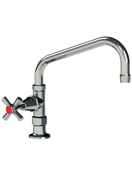 GLOBAL EC SINGLE HOB/DECK TAP w/- STANDARD SWIVEL SPOUT - Hospitality Connect