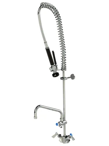 Global Pre-Rinse Dual Hob Tap 12" Filler adjustable GF032512-A - Hospitality Connect