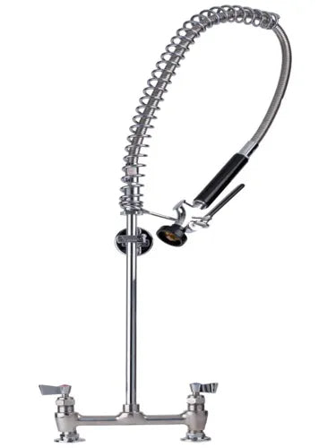 Global Pre-rinse Exposed Breach Hob Tap 90-75mm Adjustable GF042100-A - Hospitality Connect