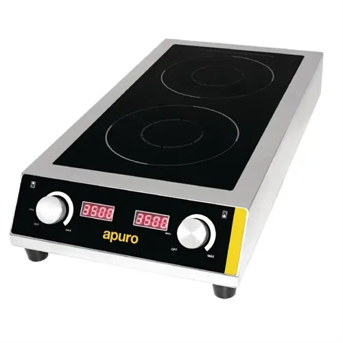 Apuro Heavy Duty Double Induction CooktopGF239-A 7kW - Hospitality Connect