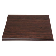 Bolero Square 600mm Table Top (Dark Brown) GG635