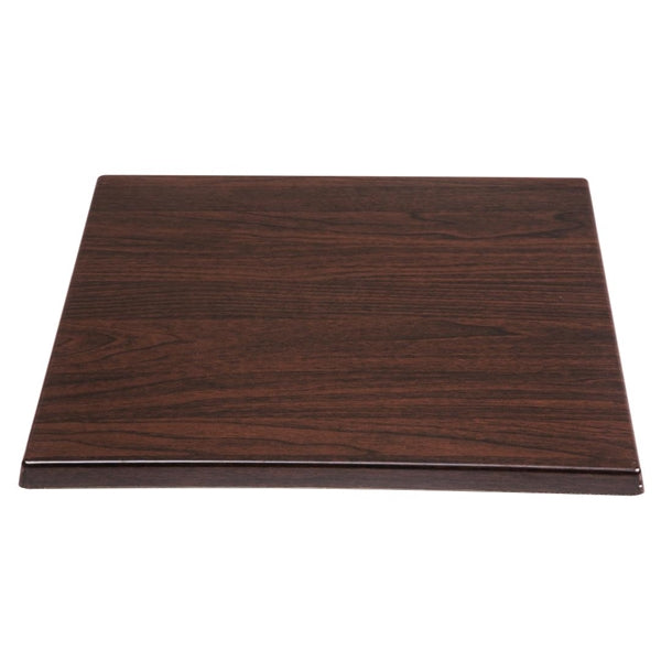 Bolero Square 600mm Table Top (Dark Brown) GG635